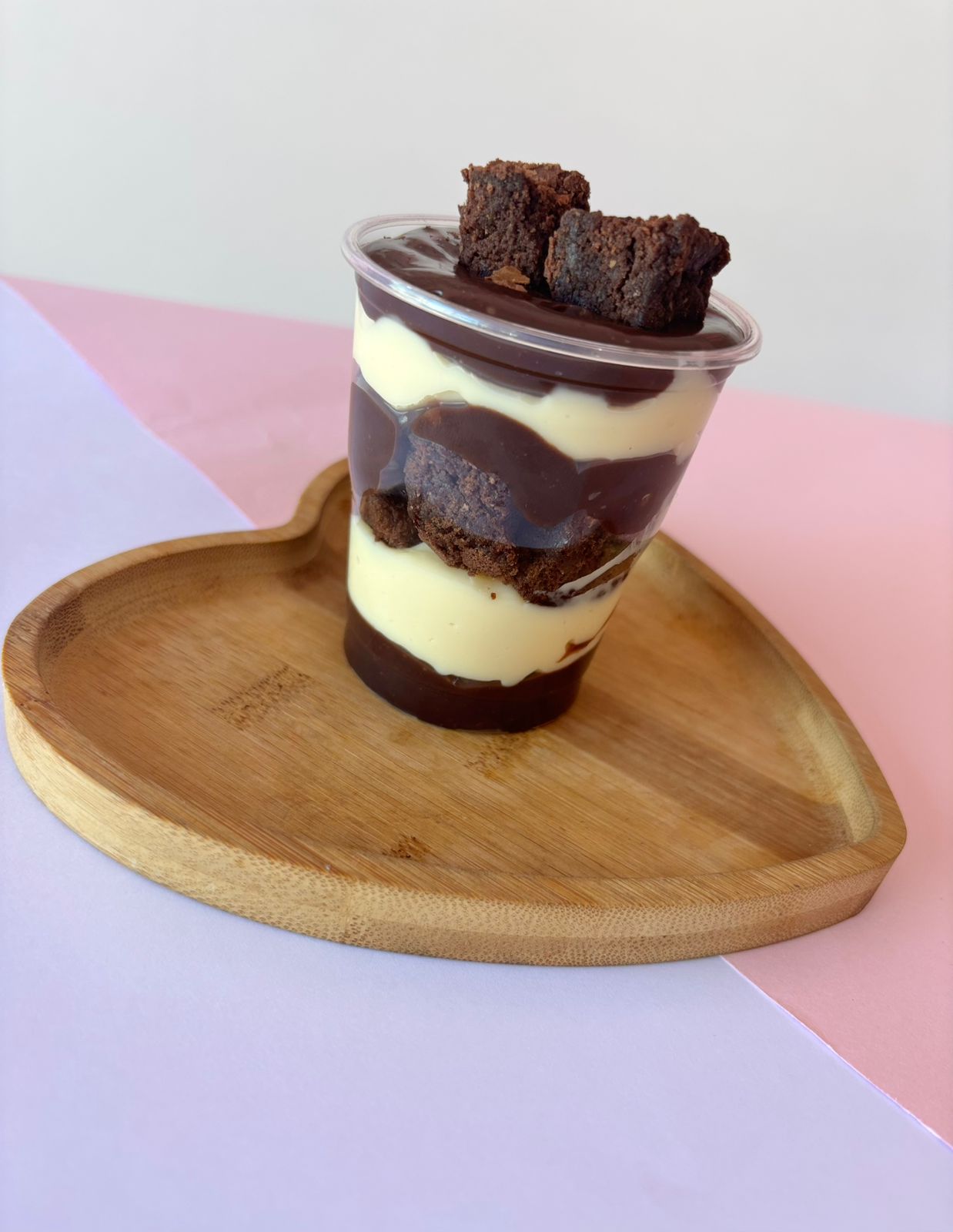 Copo Nutella com Brownie